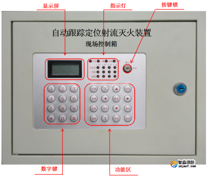 消防炮現(xiàn)場(chǎng)控制箱安裝位置