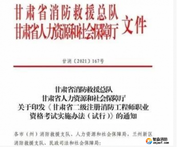 二消有消息了！消防安全管理人，可申請二級注